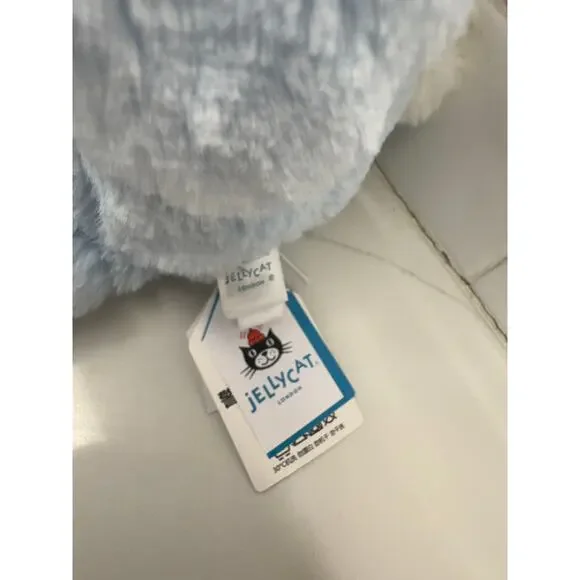 Jellycat Bashful Beige Bunny "Birthday" New With Tags - Picture 6 of 6